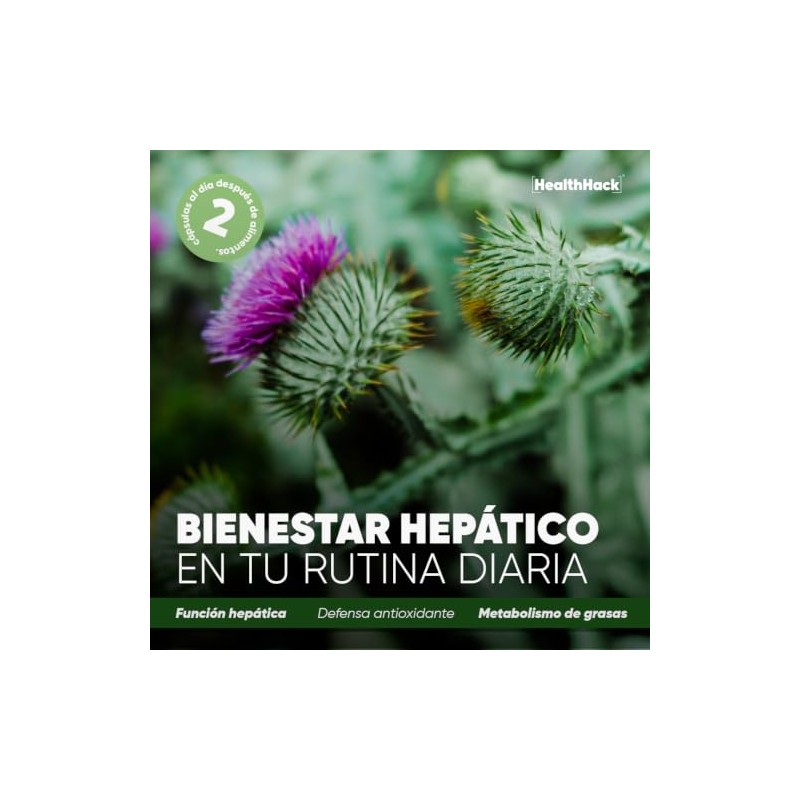 Liver Antioxidante con Cardo Mariano, Diente de León, Hepático 60