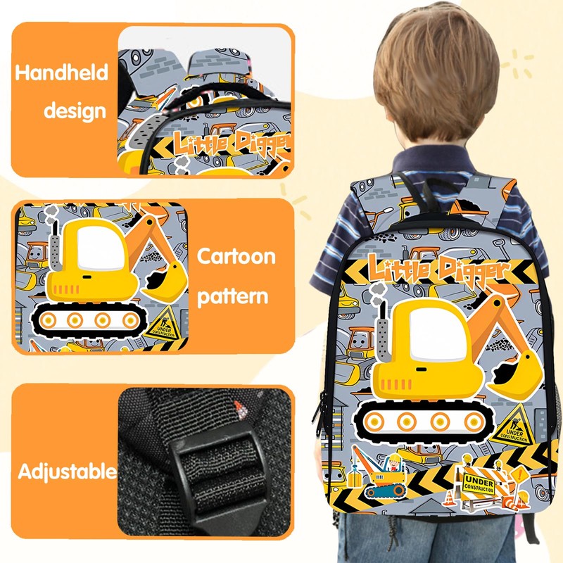 LUKIUP Kindergarten Backpack, Children's Backpack Boys Girls, Little Friend Backpack