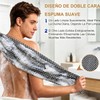 LEKOU 2PCS 9 x 40IN Toallas De Baño Exfoliantes