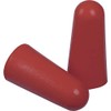CONIC500 CONIC DISPLAY Refills, Earplugs (Earplugs), Disposable Type, 500 Pairs of PU, Red, Sound Insulation Value: SNR36dB/NRR33dB