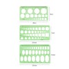 Bicuces 3 Pcs Circle Template Circle Stencil Geometric Drawing Template