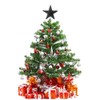 Christmas Tree Star Topper, Xmas Tree Topper Glittered 5 Point