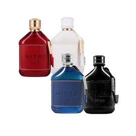 Dumont Nitro Red + Nitro White + Nitro Intense + Nitro Blue Bundle 3.4 Oz EDP (Per Bottle)