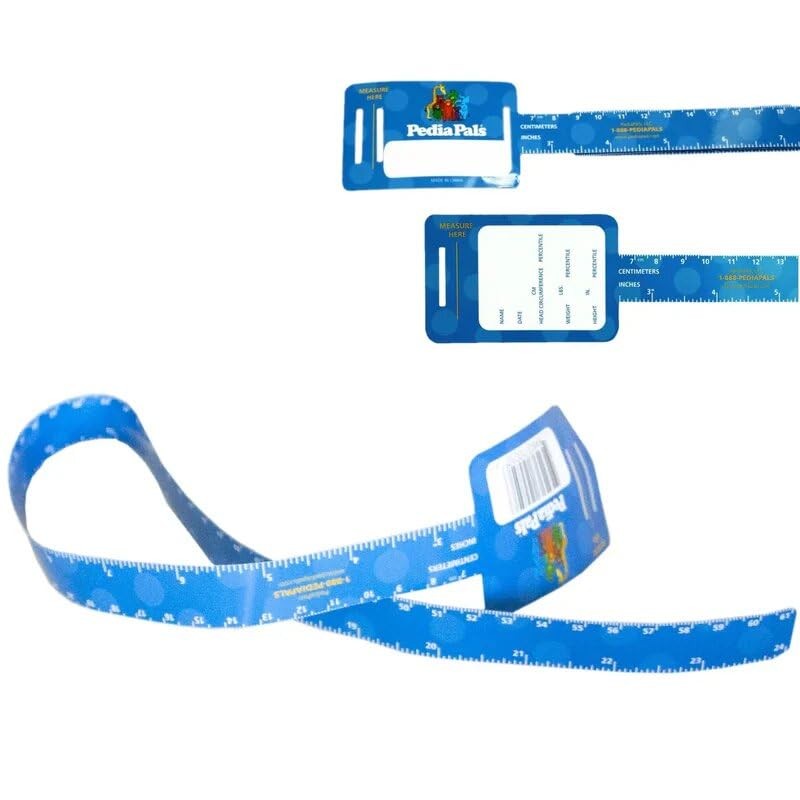 PediaPals Head Circumference Measuring Tape Baby - Reusable Latex-Free Baby