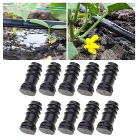 DOSERTY Drip Irrigation End Plug Pipe 16 mm Drip Hose Clasp Goof Hole Plug Irrigation Stopper for Home Garden Pack of 10