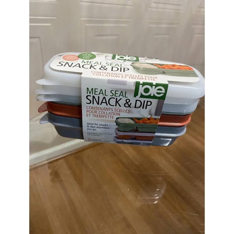 Joie Meal Meal Seal Snack & Dip Container, Set of