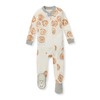 Burt's Bees Baby Baby Girls Pajamas, One-Piece Footed Sleeper PJs,