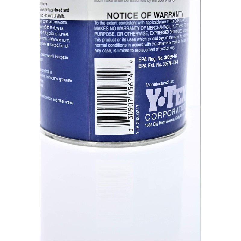 Y Tex Corp Garden Poultry Dust 2lb