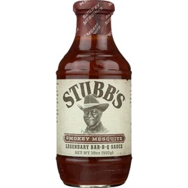 Stubb's Smokey Mesquite Bar-B-Q Sauce 18 oz (Pack of 3)