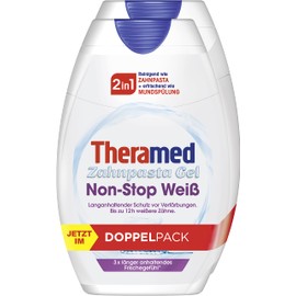 Theramed 2-in-1 Non-Stop White Toothpaste Toothpaste, Pack of 2, 150 ml