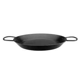 IBILI Non-Stick Cast Aluminum Paella Pan Skillet Suitable for All Cooking Methods Induction Great for Camping and Outdoor Cooking, Made in Spain (15 Inches)