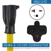 Conntek 25F620 NEMA 6-20 Extra-Heavy Duty Extension Cord, 20 Amp
