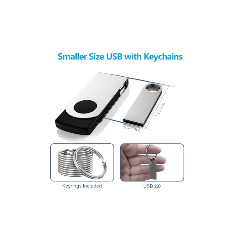 ABLAZE Memoria USB de 16 GB, USB Paquete de 5