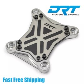 DRT Polaris RZR Pro XP XP4 3-PC Billet Aluminum Radius Rod Plate Black Machined