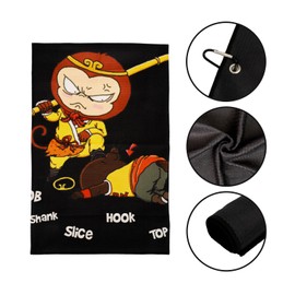 GFxCG Funny Golf Towel (16" X 24") for Men Say Goodbye to All OB Golf Towels for Golf Bags for Men an Essential Accessory for Golf Fans