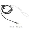 3sets Noise Reduction Headphone AntiRadiation Wire Control Earphone with Mic
