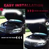 AHMURZOE 70Inch Car Hood LED Light Strip Dynamic Scan Start-up