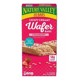 Crispy Wafer Bars with Strawberry Cream, 20 Count, Nature Valley