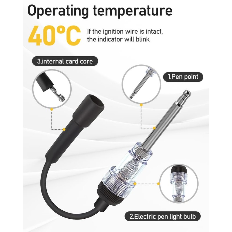 Ignition System Tester, Spark Plug Tester, Ignition Coil Tester, Ignition