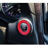 iJDMTOY Anodized Red Aluminum Keyless Engine Push Start Button Decoration