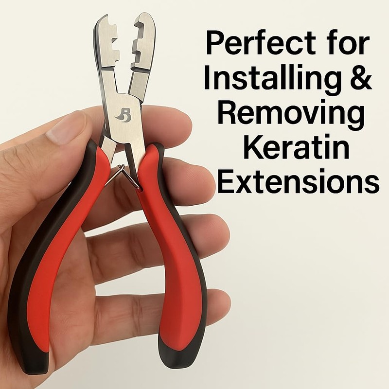 Professional K-Tip Hair Extension Tool – Fusion Bond Crusher &