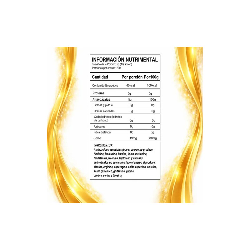 Aminoácidos En Polvo Nutri Gold 1kg