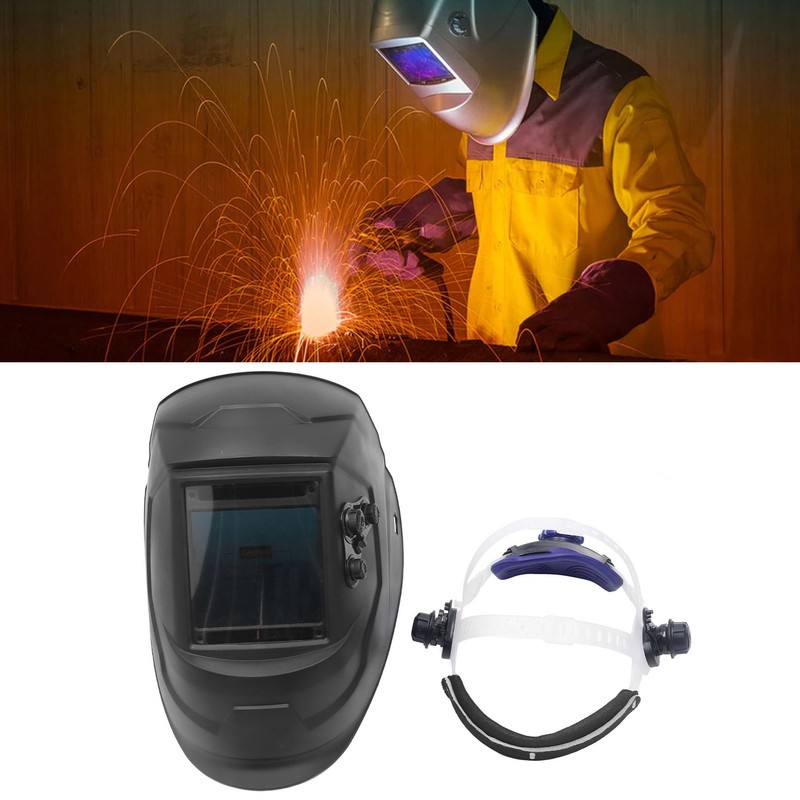Large Viewing Screen Welding Helmet PP Adjustable Fully Protected Liquid