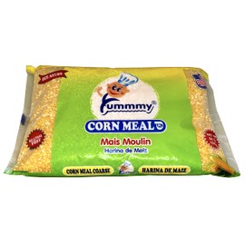 Yummmy Cornmeal Coarse Grind - Harina de Maíz Molido Grueso, 3.5 Lbs. (56 Oz), Super Grit, Stone Ground, Kosher Certified, Gluten Free