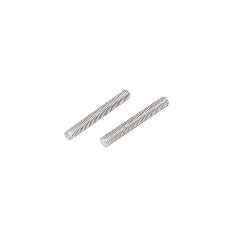 Sourcingmap M3 x 20mm 0.5mm Pitch 304 Stainless Steel Fully