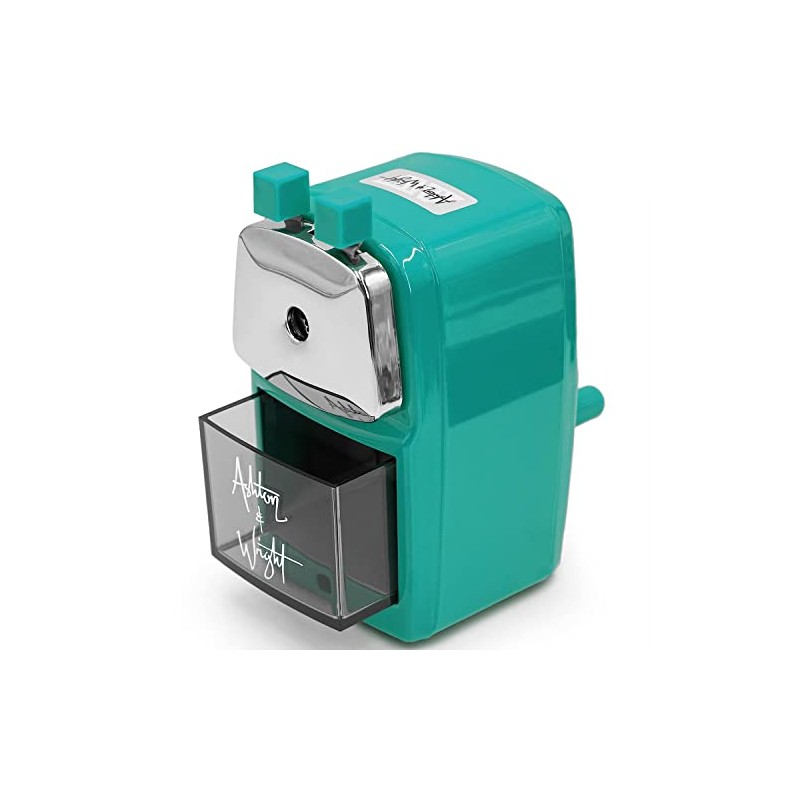 Ashton and Wright - Mechanical Desktop Pencil Sharpener - Teal