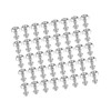 REPAIROCK 40 Pcs Aluminum Alloy License Plate Bolt Screw Nuts