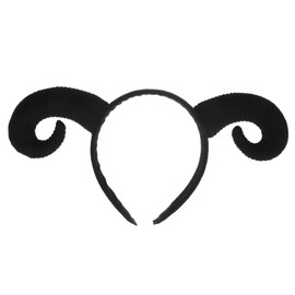 SAFIGLE Sheep Horn Headband Soft Comfortable Hair Hoop Unique Party Wedding Birthday Accessory Cute Animal Costume Headwear for Women