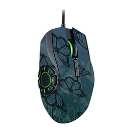MightySkins Skin Compatible with Razer Naga Hex V2 Gaming Mouse - Dark Butterfly | Protective, Durable, and Unique Vinyl Decal wrap Cover | Easy to Apply, Remove, and Change Styles | Made in The USA