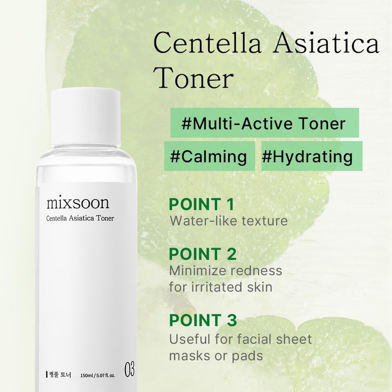 mixsoon - Centella Asiatica Toner - 150 ml