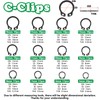 Aienxn 330PCS Snap Rings Assortment Kit, E Clips Assortment Kit