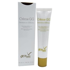 Gernetic GG Cream - Crema hidratante coloreada perfeccionadora 6 en 1 con péptidos, fórmula restauradora, protección UV, 1.0 fl oz/1 oz