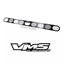 VMS RACING 1PC HONDA ACURA UNIVERSAL ALUMINUM REAR BUMPER RACE AIR DIVERSION DIFFUSER BLACK