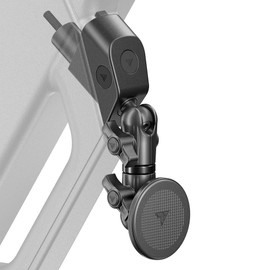 Tackform Link Grab Handle/A-Pillar Mount with Magnetic Phone Holder - Compatible with MagSafe, 2018-2023 Jeep Wrangler JL, & 2020-2023 Jeep Gladiator JT | All-Metal | CNC Billet Aluminum | Black