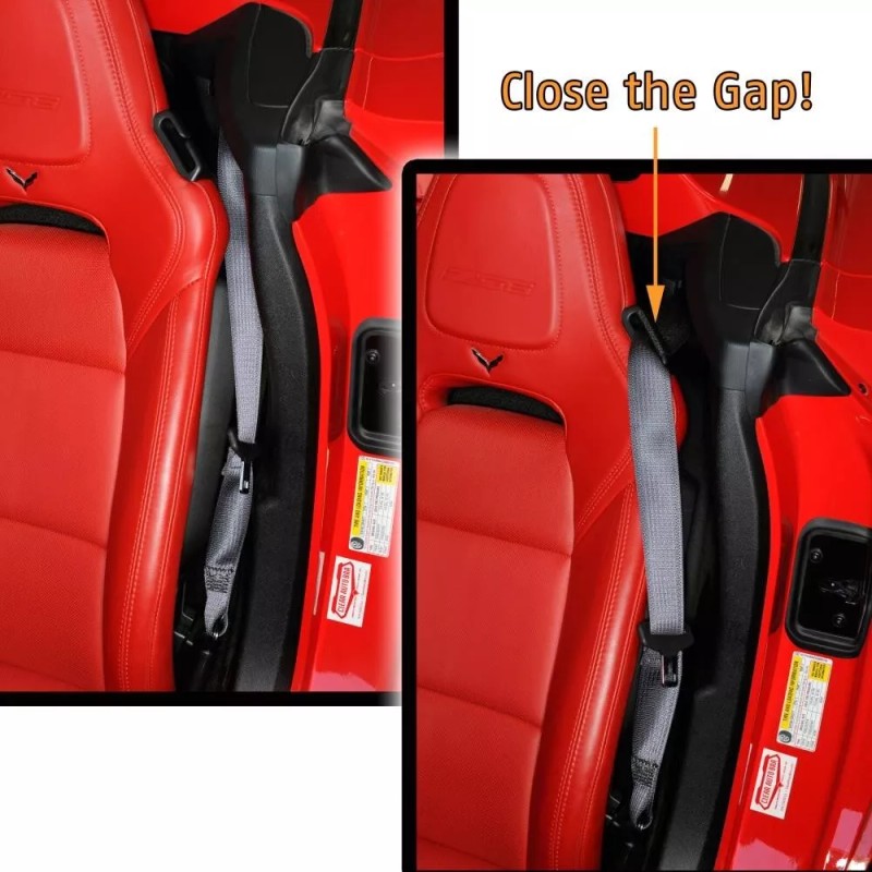 MIDWEST CORVETTE C8 Corvette Seat Belt Stay Clip Belt Guide