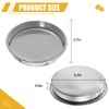 2 PCS Backflush Disk, 58 mm Filter Espresso, Stainless Steel