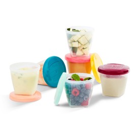 Babymoov Babybols Baby Food Storage Container Hermetic Twist Top 6 parts 250 ml multicoloured