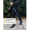 JELEX Nature Telescopic Walking Poles for Nordic Walking Adjustable, Includes