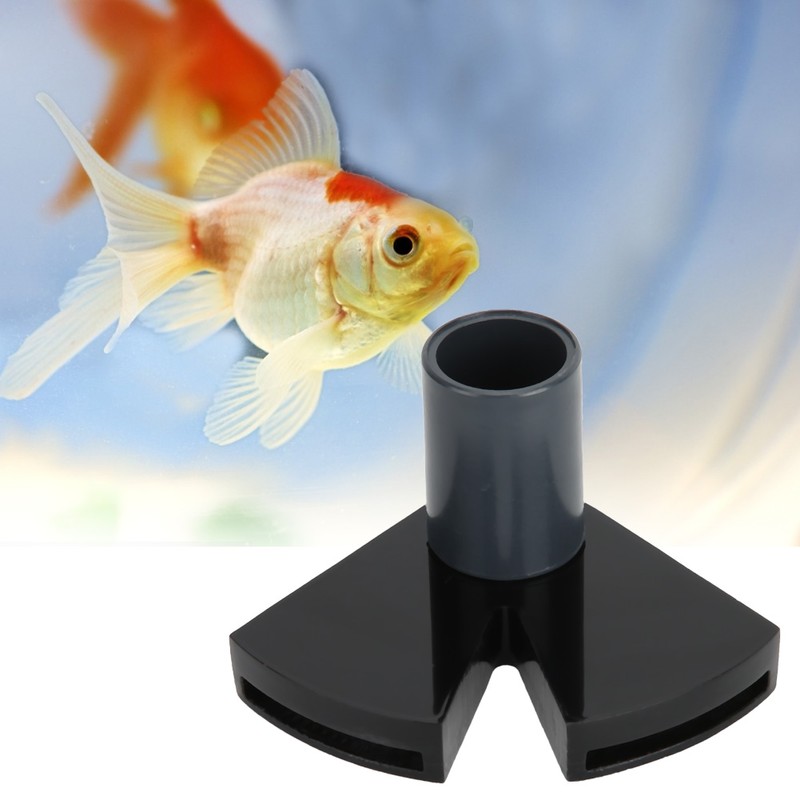 Acrylic 360° Adjustable Aquarium Double Flat Duckbill Nozzle Water Flow