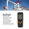 Differential Pressure Gauge LED Backlit Display Handheld Digital Gas Pressure