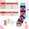 HYCLES Easter Socks for Women Print Easter Novelty Crew Socks