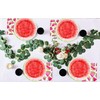100Pcs Watermelon Party Supplies Watermelon Party Set 7"Sweet Watermelon Plates