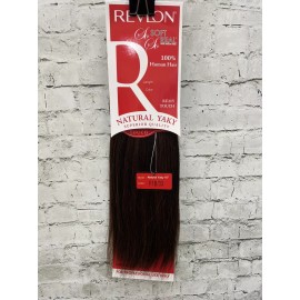 Revlon #F1B/33 Revlon 100% Human Hair Weaving extension 10" NIP Off black/dark Auburn