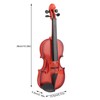 Simulated Kid Acoustic Violin Toy Adjustable String Musical Beginner Develop