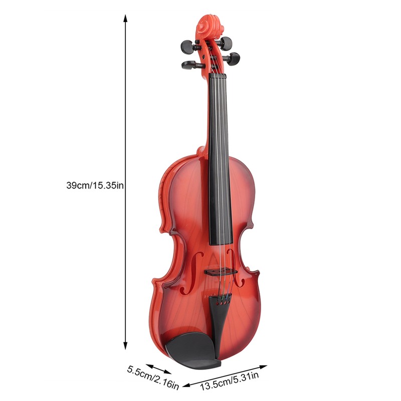 Simulated Kid Acoustic Violin Toy Adjustable String Musical Beginner Develop