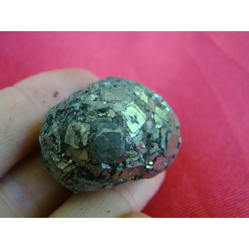 Flo8306 Natural Rounded Pyrite Nodule Crystals